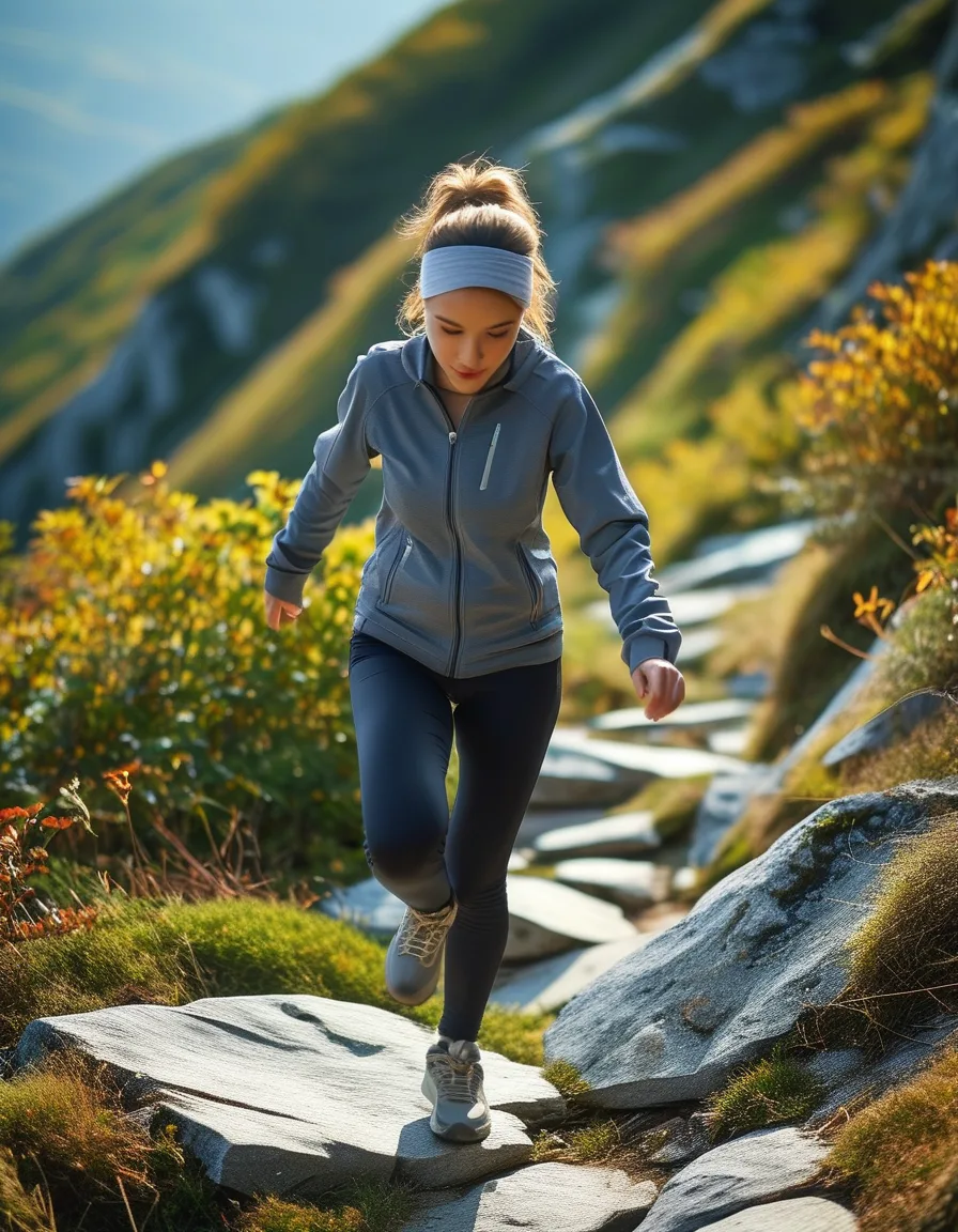 Running Hills With Good Form: The Uphill Engine and the Downhill Brakes